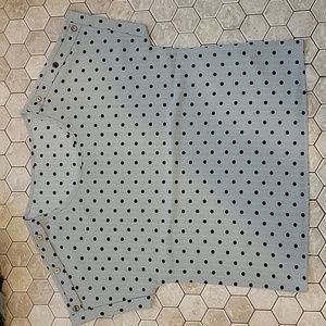 Grey blouse with polka-dot
